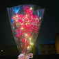 Glowing And Illuminated Preserved Flowers Gypsophila Bouquet