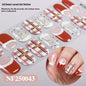 Semi-cured New Christmas Gel Nail Stickers