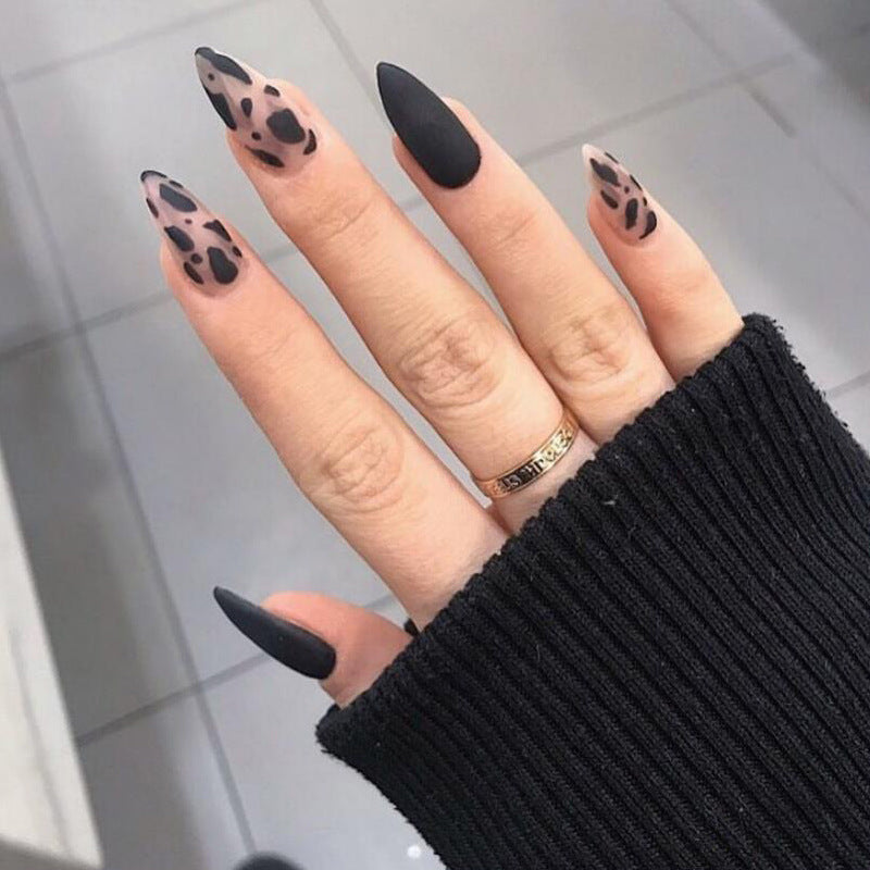 Kopf Matt Frosted Mandelform Tragenagel Nagelstück Fertig