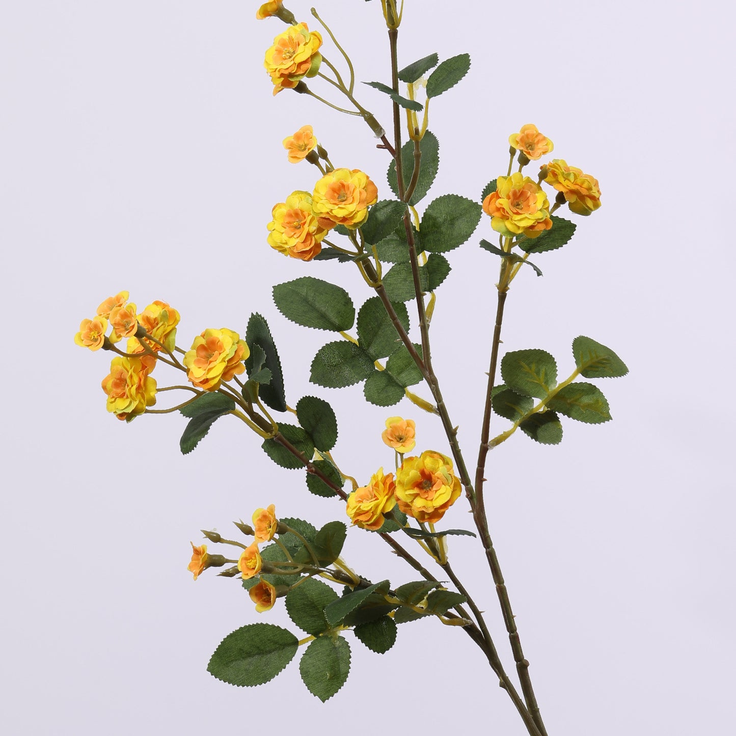 Künstliche Blumen im europäischen Stil, mehrköpfige kleine Rosenornamente