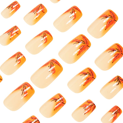 Rotbraunes, blattförmiges Rüstungsteil im französischen Stil mit Farbverlauf