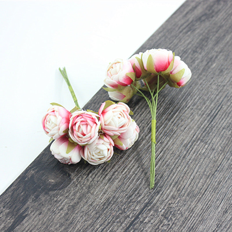 New Artificial Artificial Rose Buds Home Decoration Rose Bouquet Fake Flowers