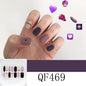 Nagelsticker 3D Diamant-Nagel 14 Sticker Wasserfeste Nagelsticker Komplettsticker Für Schwangere