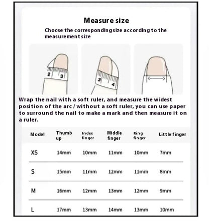 Handgefertigte Nagelverstärkung für den Sommer