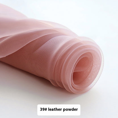 Fine-meshed Organza Fabric Yarn Sheer Yarn Wedding Dress