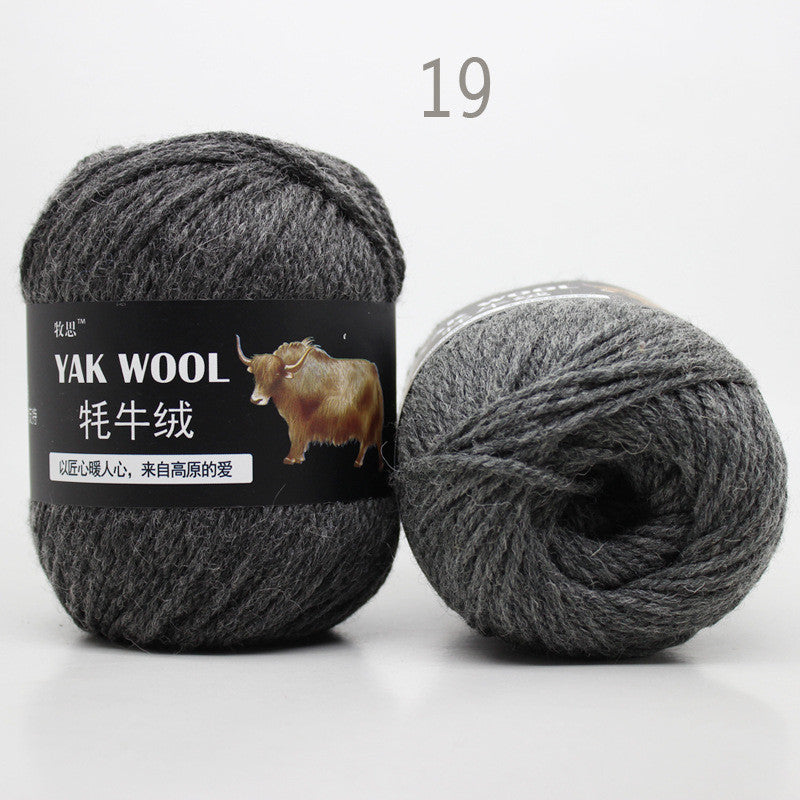Cow Wool Yarn Scarf Thread Hat 245 Stick Needle Hand-knitted Medium Thick Coat