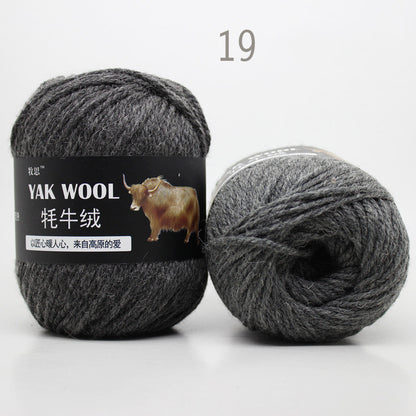 Cow Wool Yarn Scarf Thread Hat 245 Stick Needle Hand-knitted Medium Thick Coat