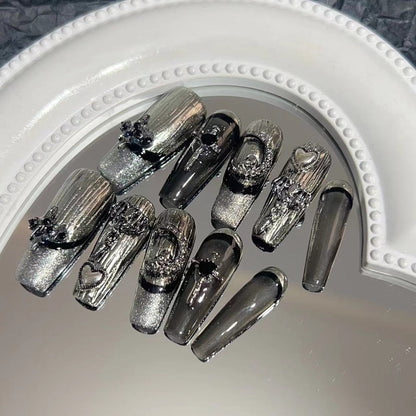 Abnehmbare, schwere Industrie, leichter Luxus, Zirkon, dünn und glitzernd, handgefertigt, Rüstung