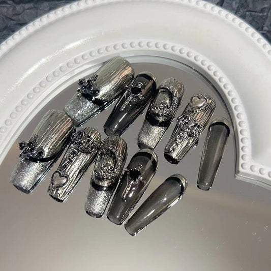 Abnehmbare, schwere Industrie, leichter Luxus, Zirkon, dünn und glitzernd, handgefertigt, Rüstung