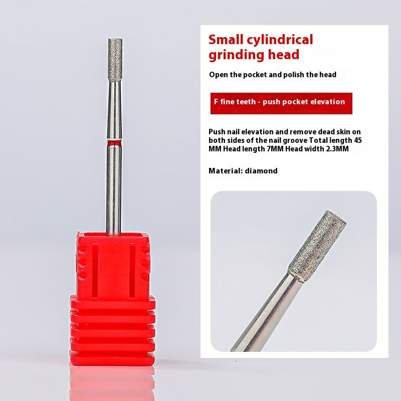 Vormontierter Polierkopf-Satz mit Diamantsand für die Maniküre