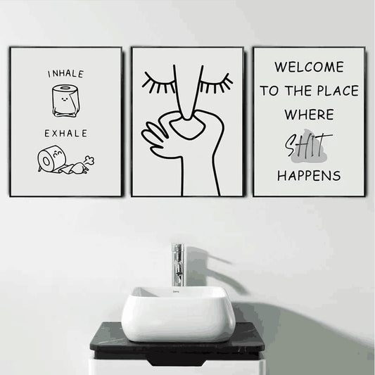 Leinwandbild, Wandkunst, Dekoration im nordischen Stil