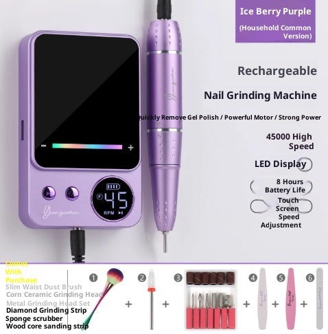 Wiederaufladbare elektrische Nagellackiermaschine