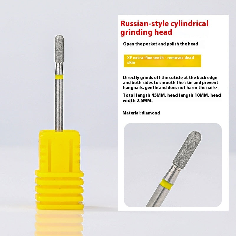 Vormontierter Polierkopf-Satz mit Diamantsand für die Maniküre