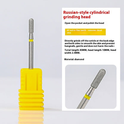 Vormontierter Polierkopf-Satz mit Diamantsand für die Maniküre