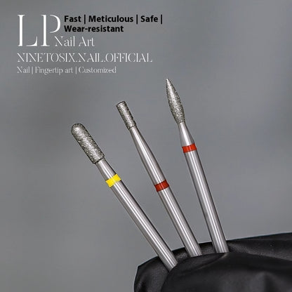 Vormontierter Polierkopf-Satz mit Diamantsand für die Maniküre