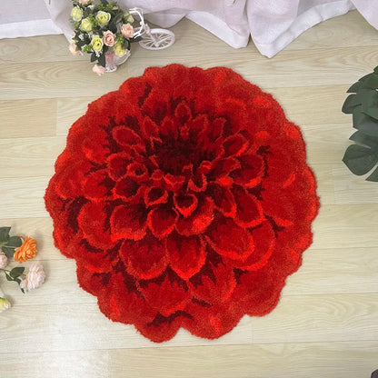 Runde Brassica oleracea-Blüten, Flor-Bodenbelag