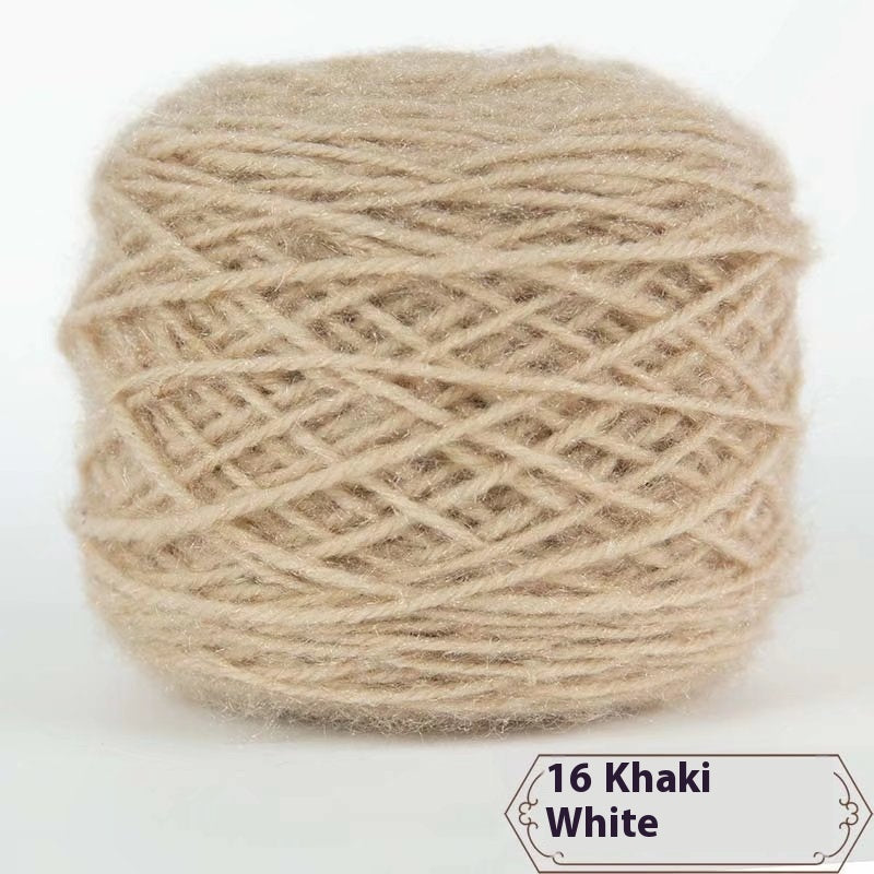 3 Two Groups Of Squirrel-velvet Yarn Hand-knitted Medium Thickness Hat Scarf Coat Waistcoat Cushion Plush Wool 150g