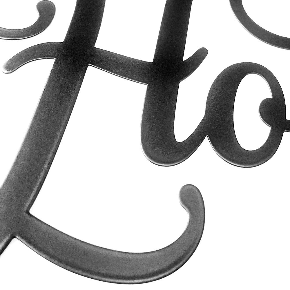 Metallwandbild „Segne dieses Zuhause“