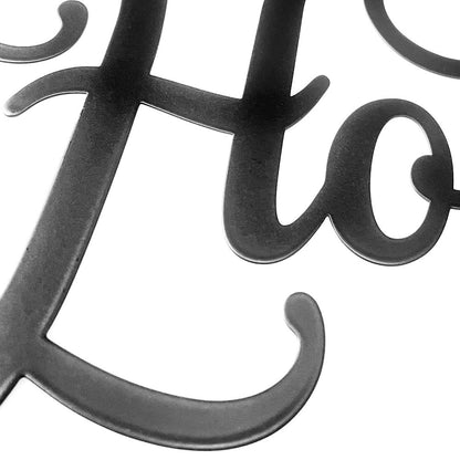 Metallwandbild „Segne dieses Zuhause“