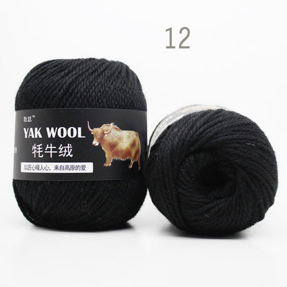 Cow Wool Yarn Scarf Thread Hat 245 Stick Needle Hand-knitted Medium Thick Coat