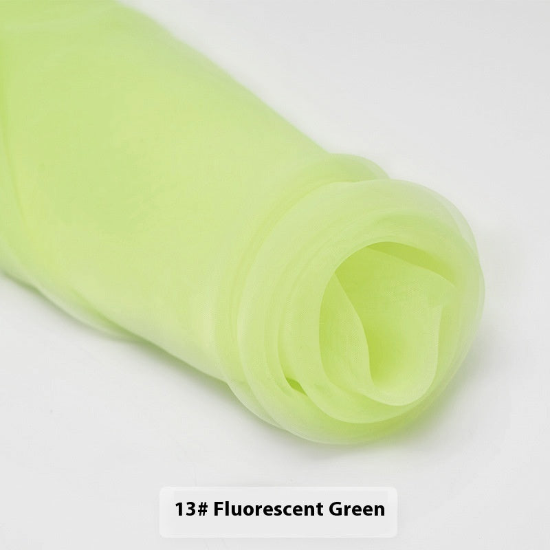 Fine-meshed Organza Fabric Yarn Sheer Yarn Wedding Dress