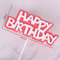 Happy Birthday Cake Decoration Card Color EVA Double Layer