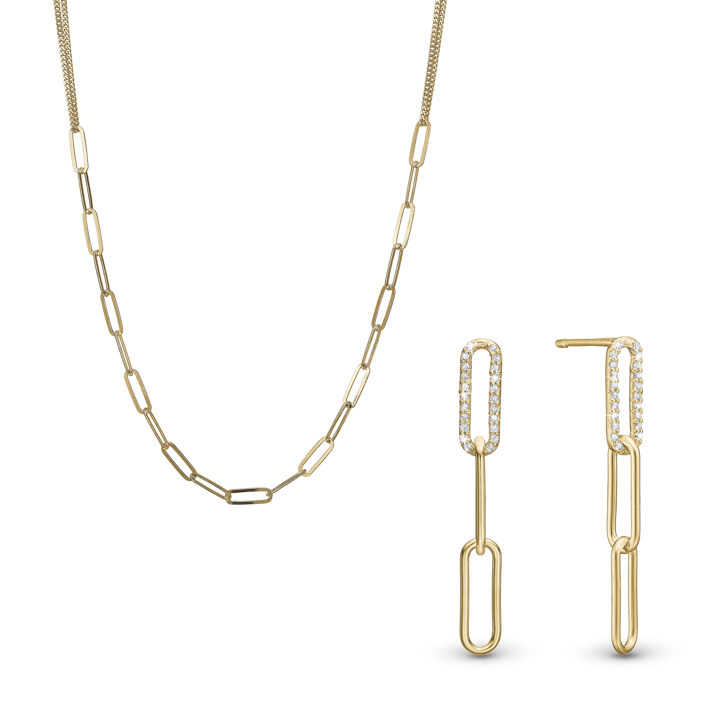 Golden Spirit Link sæt, Gold Plated